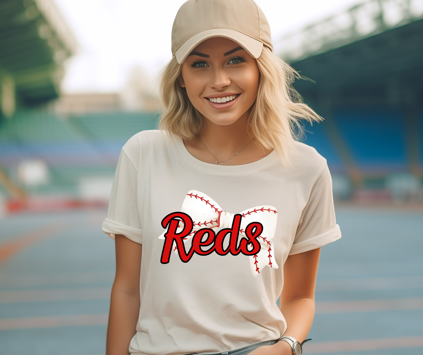 Reds Croquette Bow T-shirt