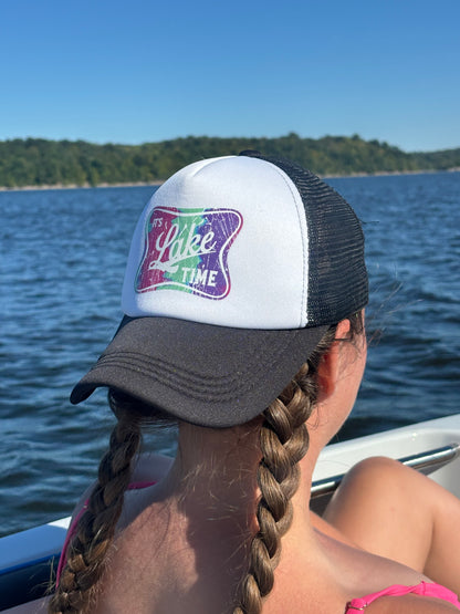 It’s Lake Time Mesh Trucker Hat
