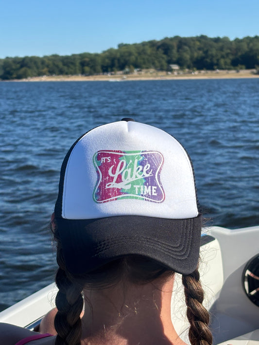 It’s Lake Time Mesh Trucker Hat